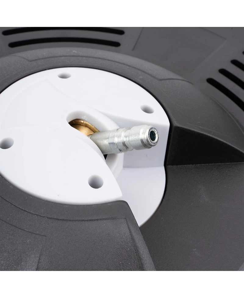 flynama 15 Inch Pressure Washer Surface Cleaner 4000 Psi Max with Dual One Quarter Mnpt Nozzles for Driveway Patio Sidewalk Cleaning