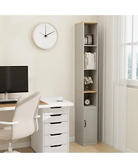 Rainsken 72" Tall Slim Storage Cabinet