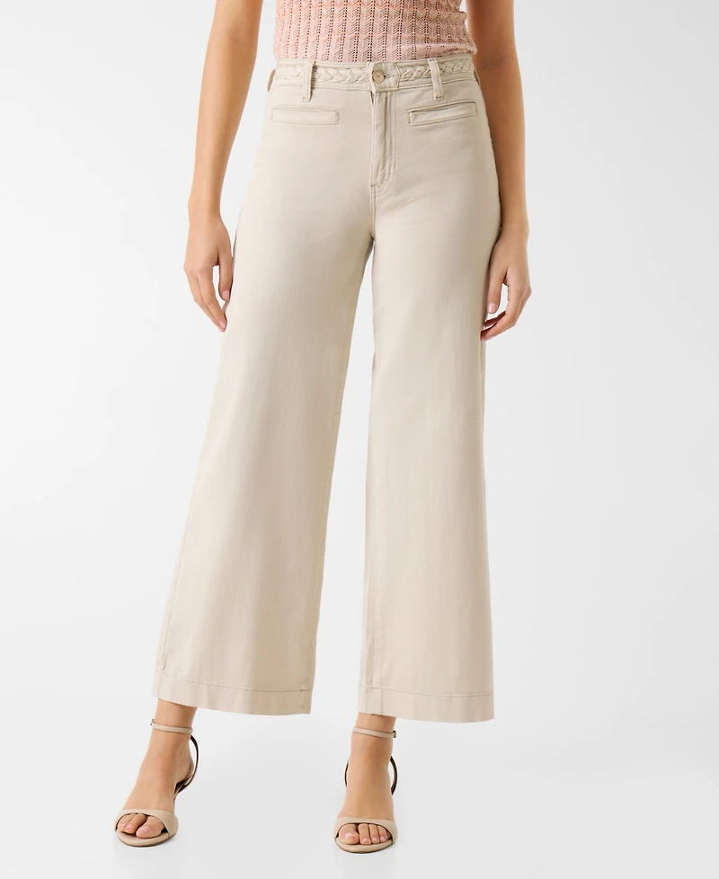 Guess Women's Zoya Crop Leg Braided Pants