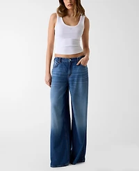 Guess Women's Loose Wide-Leg Jeans