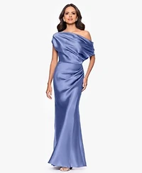 Betsy Adam Womens Off The Shoulder Long Dress