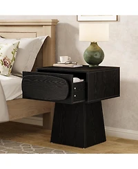 Tribesigns Modern Side End Table with Storage Drawer for Living Room, Bedroom and Small Space