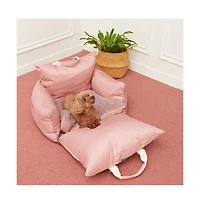 FunnyFuzzy First Class Waterproof Dog Car Single-Seat Bed