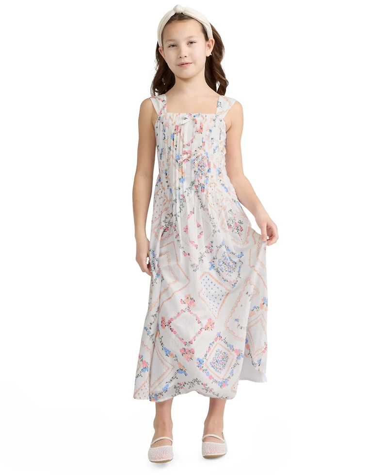 abercrombie kids Girls' Pintuck Sleeveless Maxi Dress