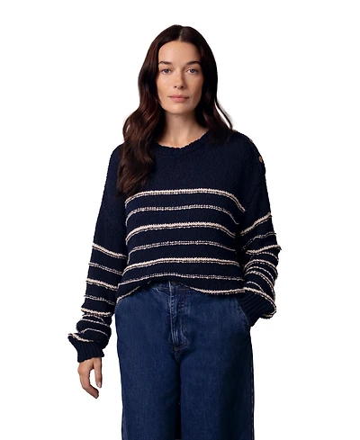 Celtic & Co. Women's Linen Cotton Breton Sweater