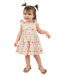 Rare Editions Baby Girls' Sleeveless Dress, Diaper Cover and Headband, 5-Piece Set