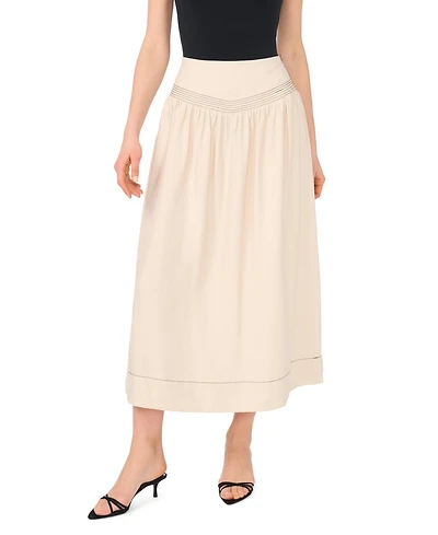 Vince Camuto Women's Trapunto Toke Midi Skirt