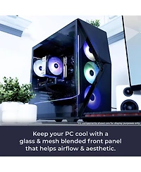 iBUYPOWER SMI9N57T01 Liquid Cooled Gaming Desktop Computer, Intel Core Ultra 9 285 2.5GHz, 32GB Ram, 2TB Ssd, Nvidia GeForce Rtx 5070 Ti 16GB, Windows