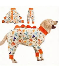 Aronkl Dog Pajamas For Anxiety Relief Full Body Protection