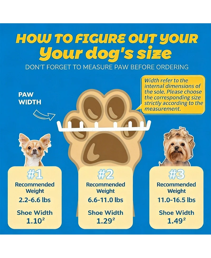 Aronkl Anti-slip Breathable Dog Boots for Small Puppies - Paw Protection Hot Pavement and Snow