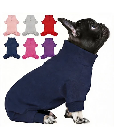 Aronkl Dog Fleece Pajamas for Warmth and Comfort