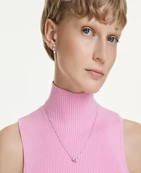 Swarovski x Ariana Grande Rhodium Plated Multicolored Necklace and Earrings Set