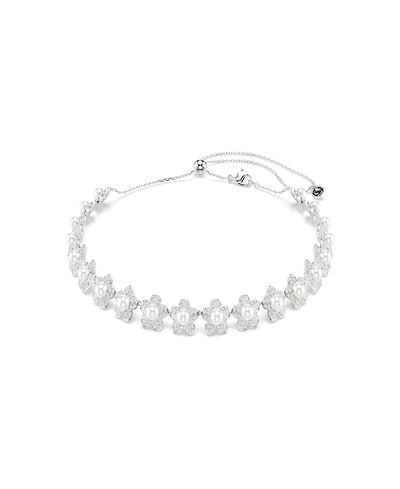 Swarovski x Ariana Grande Rhodium Plated Mother of Pearl Necklace