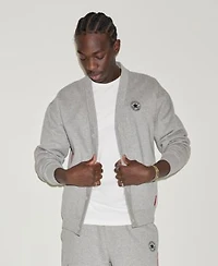 Converse Mens Regular Fit Logo Tee Regular Fit V Neck Sweatshirt