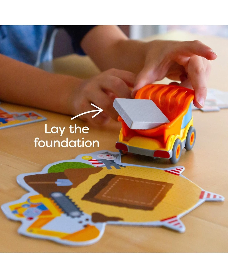 Haba My Very First Games Building Site, A Cooperative Learning Kids Game, Toddler Learning Activities & Games for 2+ Year Olds with Included Toy Truck