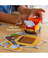 Haba My Very First Games Building Site, A Cooperative Learning Kids Game, Toddler Learning Activities & Games for 2+ Year Olds with Included Toy Truck