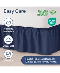 Cgk Unlimited Ruffled Elastic Wrap Around Bedskirt Inch Drop