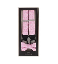 Trafalgar Hanami Cherry Blossom Burst Suspenders and Bowtie Bundle