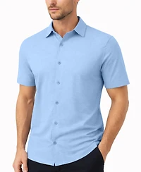 Galaxy By Harvic Men's Short-Sleeve Shirt