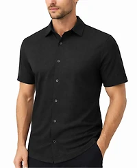 Galaxy By Harvic Men's Short-Sleeve Shirt