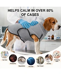 Aronkl Reversible Dog Anxiety Vest with Hood for Calming and Comfort