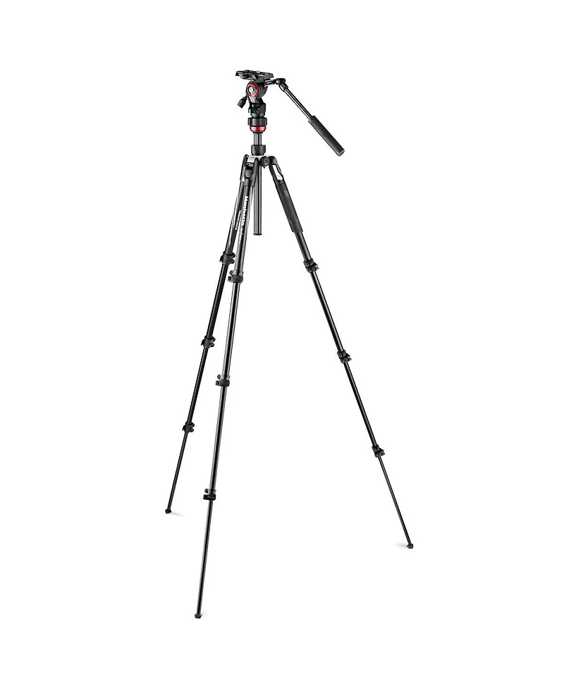 Manfrotto Befree Travel, Light Weight, Fluid Drag System Professional Video Tripod.
