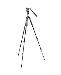 Manfrotto Befree Travel, Light Weight, Fluid Drag System Professional Video Tripod.