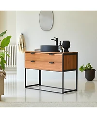 Tikamoon Urban 100 Acacia Bathroom Vanity Unit