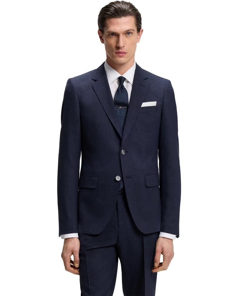 Boss by Hugo Men's Micro-Patterned 2-Piece Slim-Fit Suit