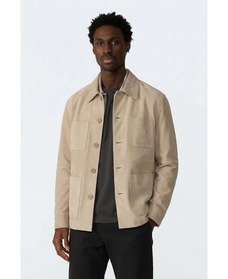 Furniq Uk Men's Suede Jacket