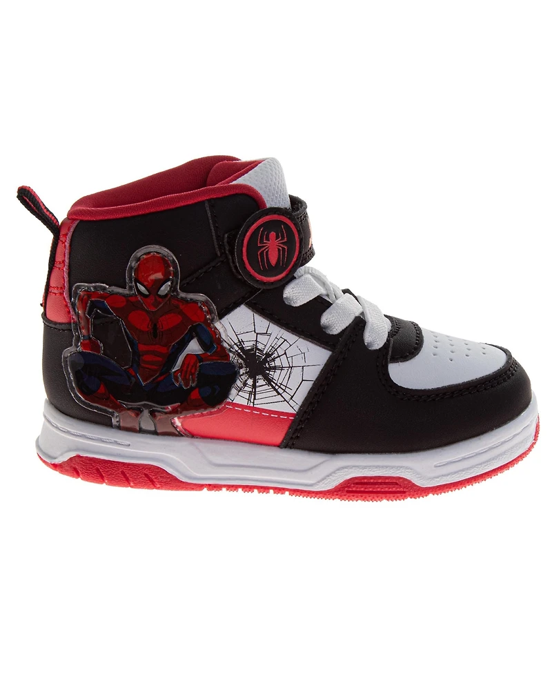 Spider-Man Toddler Marvel Boys'High-Top Sneakers (Toddlers 6-10/Little 11-12)