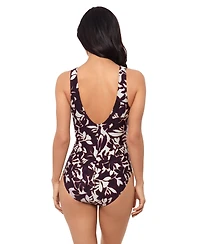 Magicsuit Women's V-Neck Pull-On One-Piece Swimsuit
