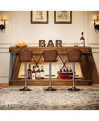 Tribesigns Long Farmhouse Console Table, Industrial Rustic Entryway Furniture for Hallway, Entry, Living Room