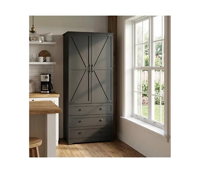 gaomon Farmhouse Kitchen Pantry Cabinet