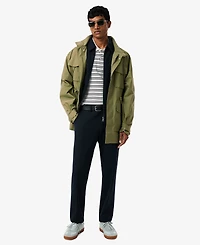 Lacoste Men's Classic Fit Striped Pique Polo Shirt