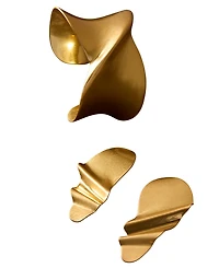 Donna Karan Gold-Tone Dynamic Twisted Cuff Bracelet