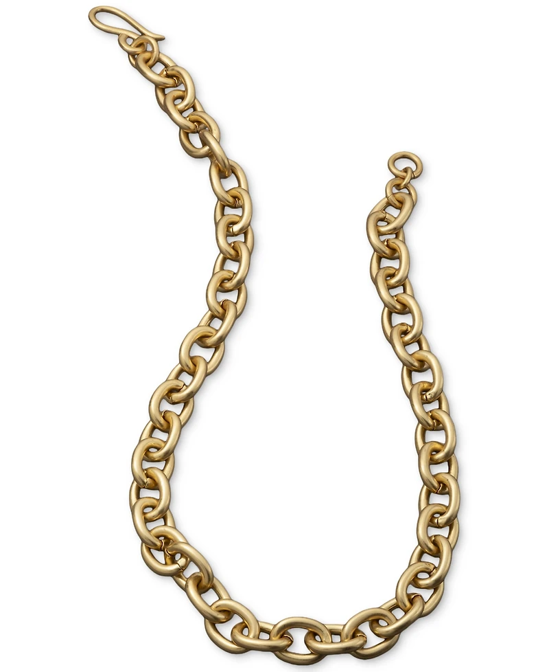 Donna Karan Gold-Tone Drama Link Collar Necklace