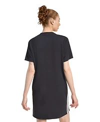 adidas Women's 3-Stripes Crewneck T-Shirt Dress
