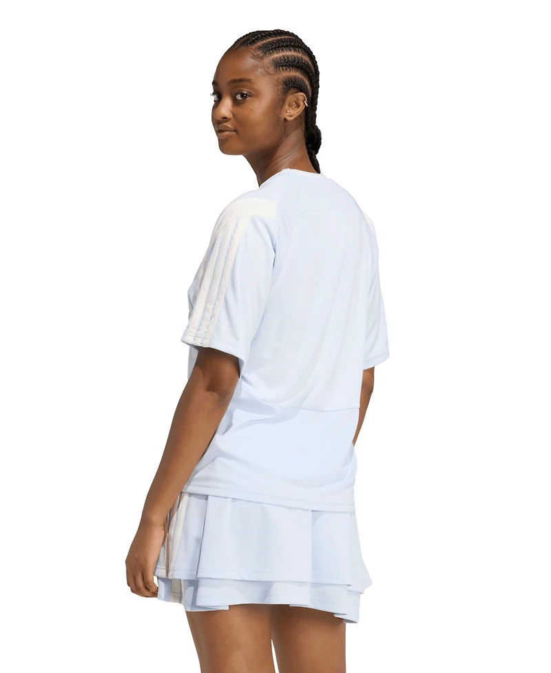 adidas Women's Knitted Short-Sleeve T-Shirt