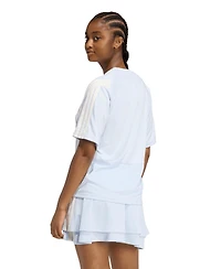 adidas Women's Knitted Short-Sleeve T-Shirt
