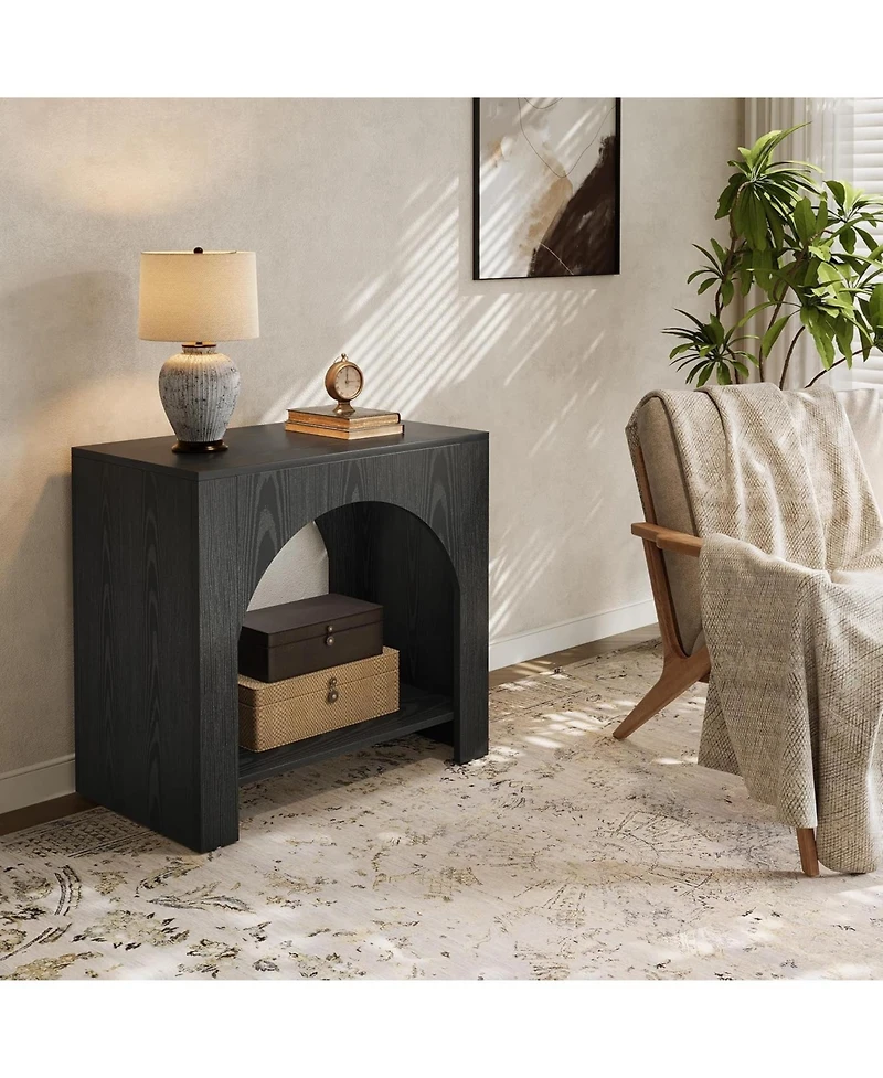 Tribesigns Nightstand with Storage, Large Bed Side Table for Bedroom, 1PCS