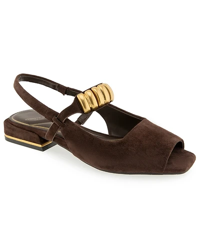 Kenneth Cole New York Women's Illia Slingback Flat Sandals