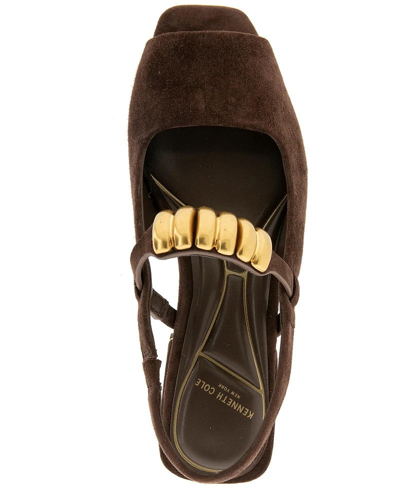 Kenneth Cole New York Women's Illia Slingback Flat Sandals