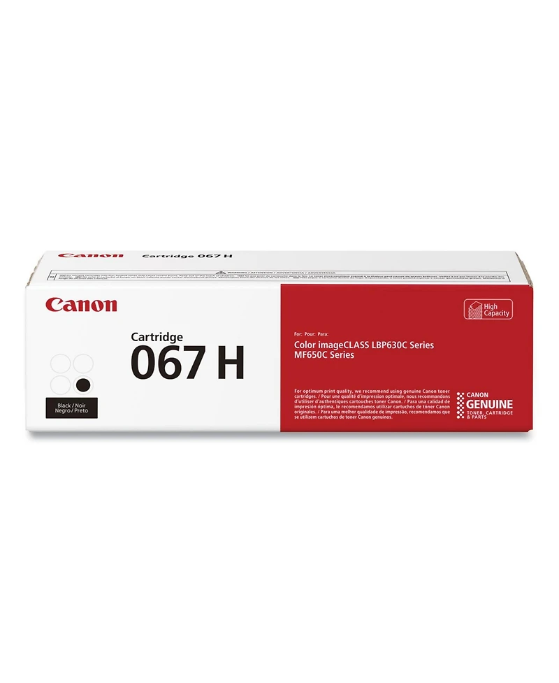 Canon 067 High Capacity Toner Cartridge for Color imageCLASS LBP630C and MF650C Series