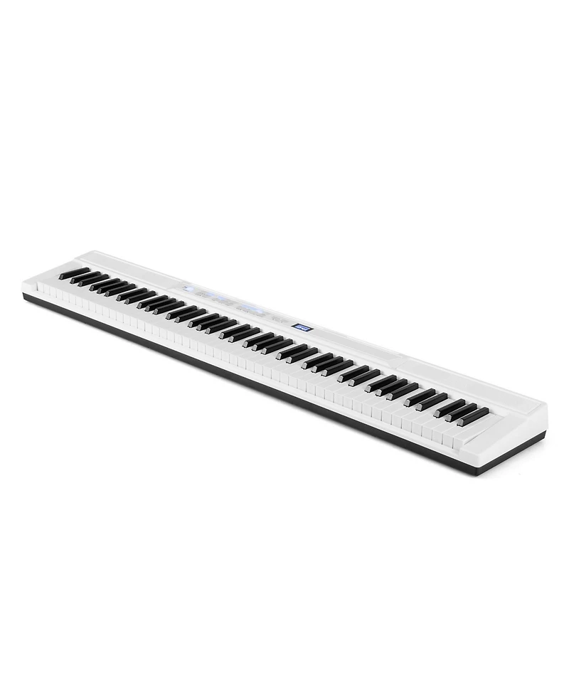 Mecale 88-Key Electric Piano Keyboard with Adjustable Stand & Portable Bag for Home or Travel