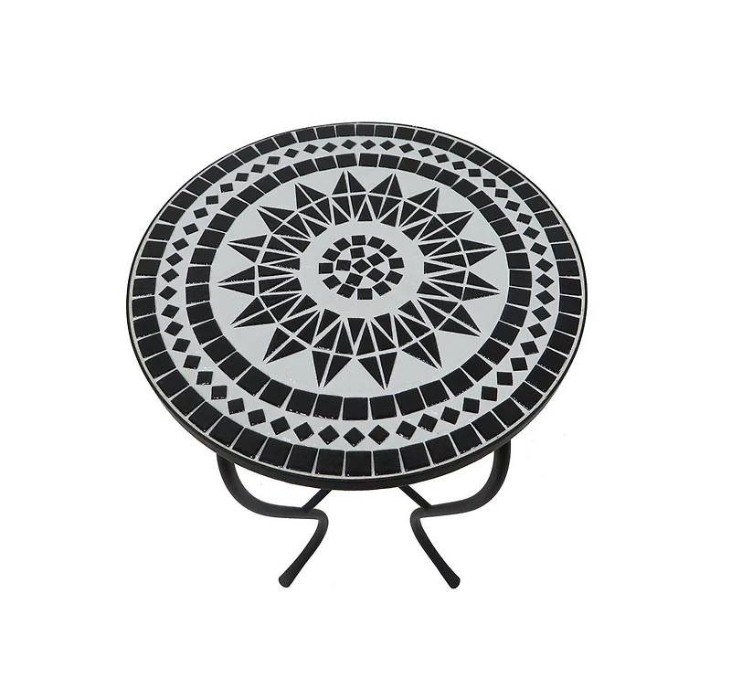 Jiallo Mosaic Art Collection Classic Accent Table