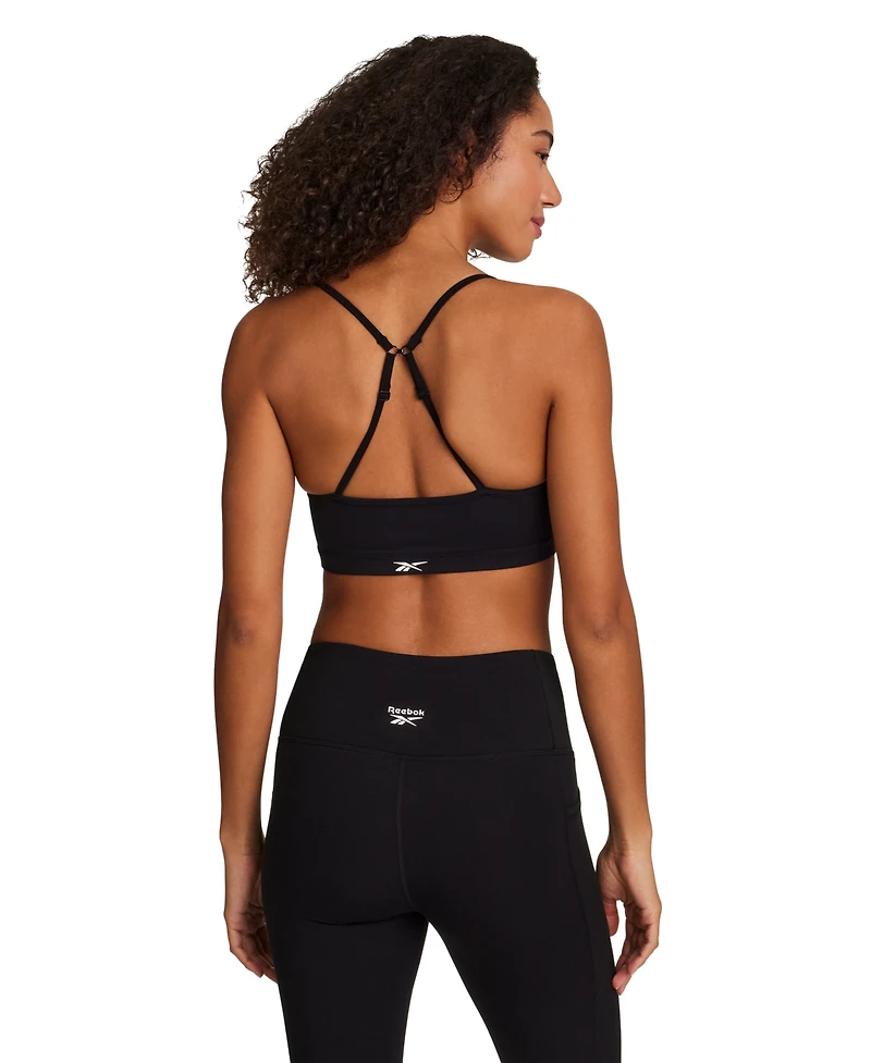 Reebok Women's Cropped Pull-On Bra
