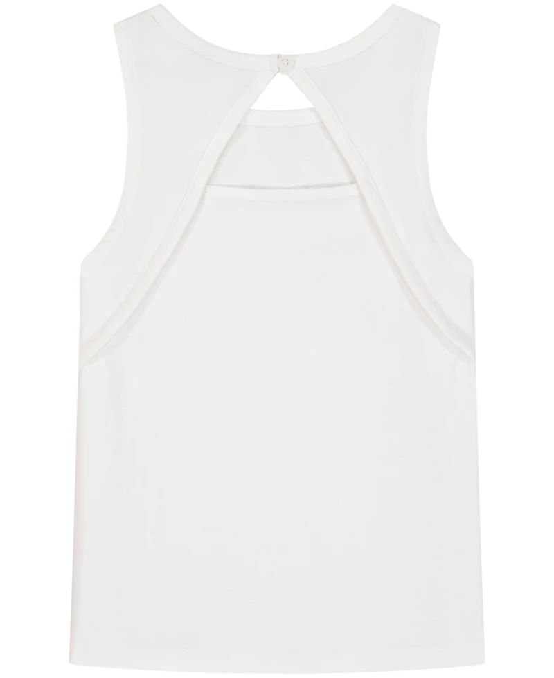 Calvin Klein Girls' 7-16 Sleeveless Scoop Neck Tank Top
