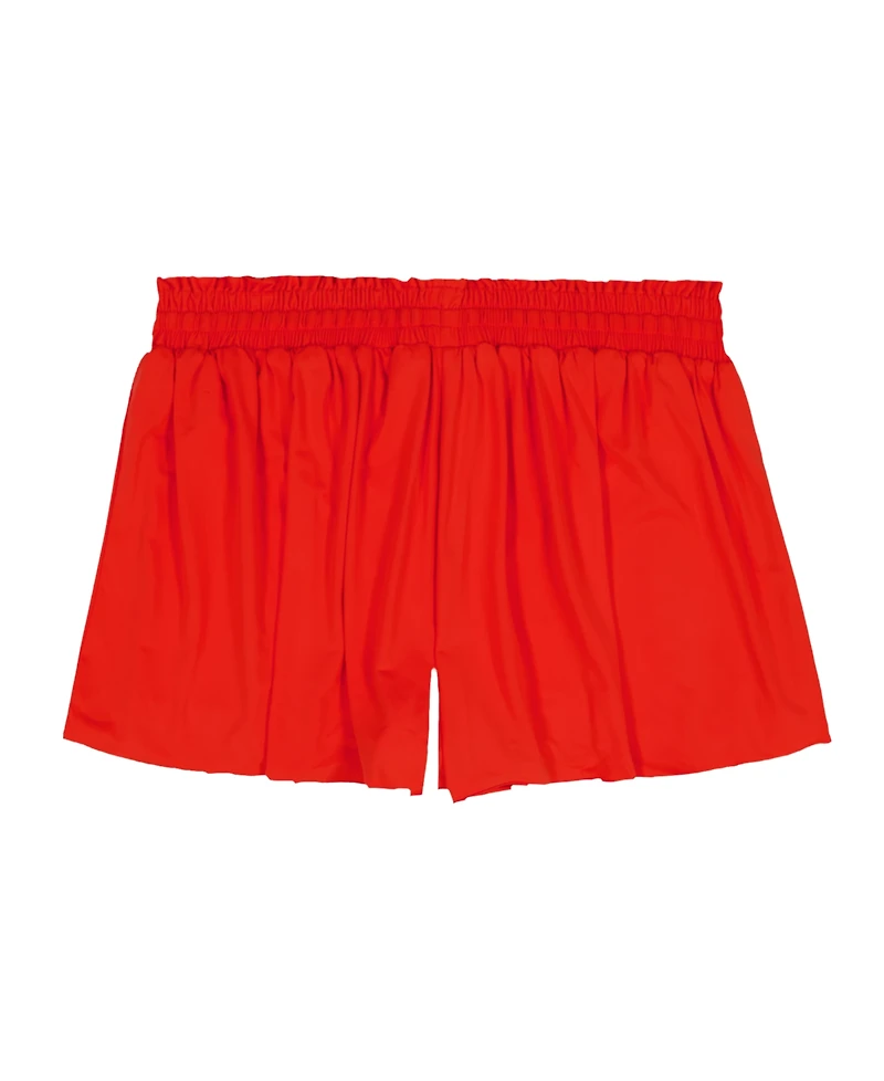 Calvin Klein Girls' 7-16 Smocked Waist Pull-On Tech Shorts