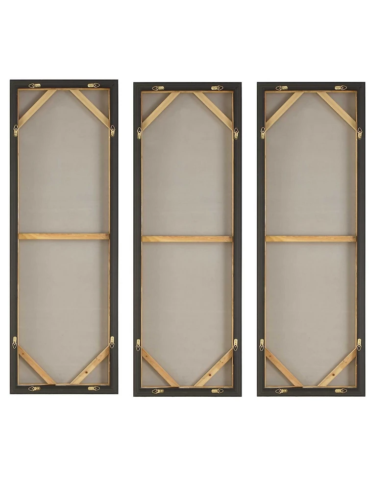 Uttermost Smoke Break Hand Painted Canvases, Set of 3